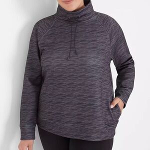 NWT LIVI Crowl Neck Drawstring Sporty Pullover Size 18/20